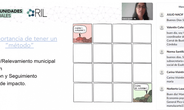 Webinario de capacitación en Herramientas para la planificación estratégica municipal para las Comunidades virtuales